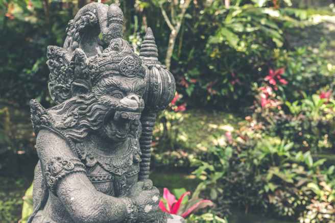 close up photography hindu deity